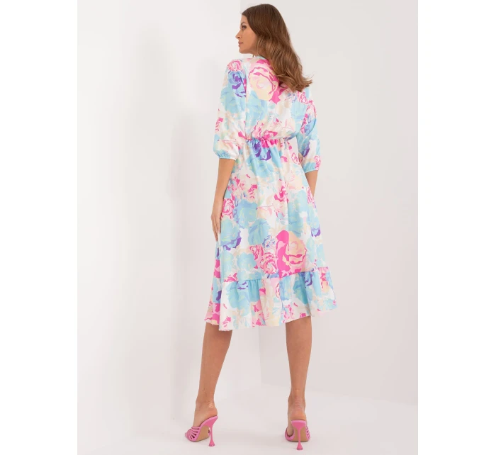 Sukienka WN SK 704 model 21142002 jasny niebieski - FPrice Sukienka WN SK 704 model 21142002 jasny niebieski - FPrice