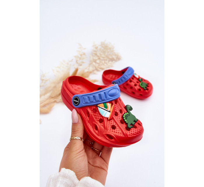 Dětské pěnové lehké sandály Crocs Červené Sweets