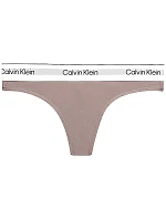 Dámská tanga Modern Cotton Nat QF7050E-5R4 - Calvin Klein