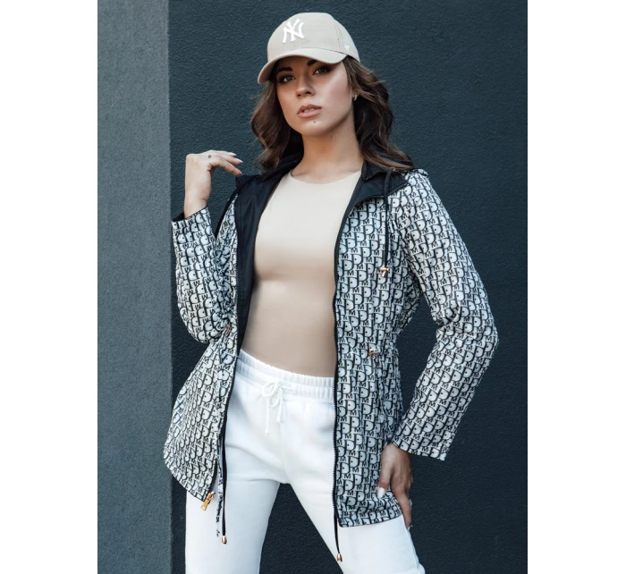 Dámská přechodná bunda parka s kapucí BEGET černá FashionStreet TY4406