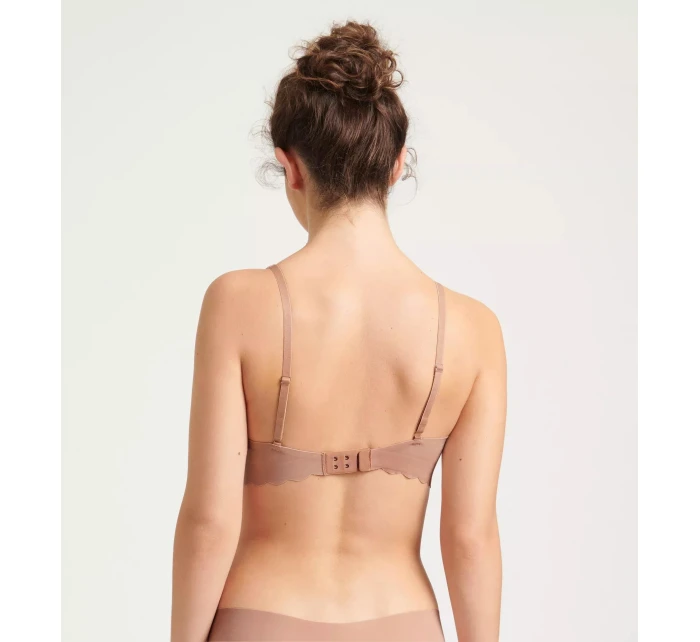 Dámská podprsenka ZERO Microfibre 2.0 Soft bra - CAMEO BROWN - sv. hnědá 00ME - SLOGGI