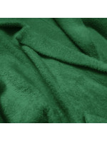 Zelený vlněný přehoz přes oblečení typu alpaka (7108)