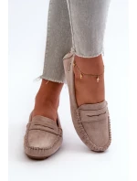 Dámské Mokasíny Z Světle Béžové model 21666657 - Boto Dámské Mokasíny Z Světle Béžové model 21666657 - Boto