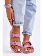 Dámské lehké sandály Big Star LL274744 Fialové