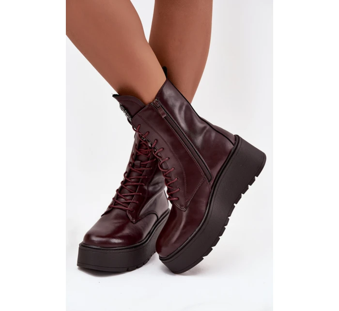 Boty na klínovém podpatku  model 219569 Step in style