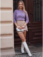 Dámský svetr DIDI lila FashionStreet MY1593