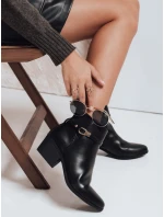 BLENESSON dámské kozačky s lehkým podpatkem černé FashionStreet ZY0576