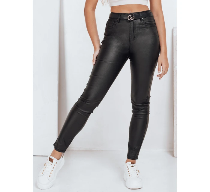 Dámské voskované skinny džíny černé Dstreet model 21992500 - FashionStreet