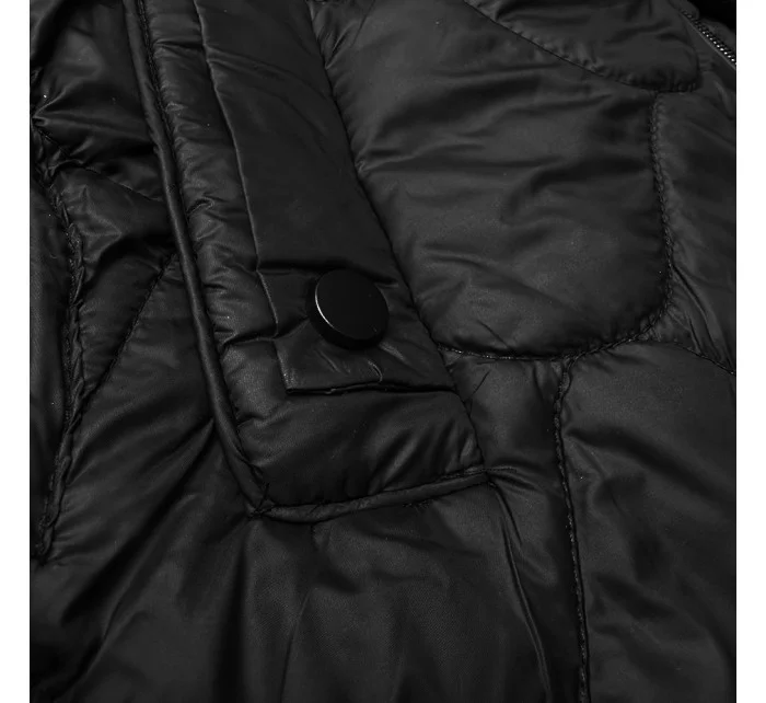Černá dámská prošívaná bunda model 20991182 - J.STYLE