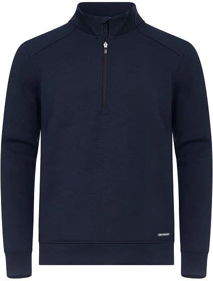Cutter & Buck Pemberton Half Zip Men Pánska mikina s 1/4 zipem 68.8434 dark navy Cutter & Buck Pemberton Half Zip Men Pánska mikina s 1/4 zipem 68.8434 dark navy