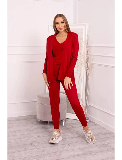 Sada svetrů model 18746420 červená - K-Fashion