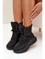 Dámské Sněhule Na Zip Big Star model 21706125 Černé - Big Star Shoes