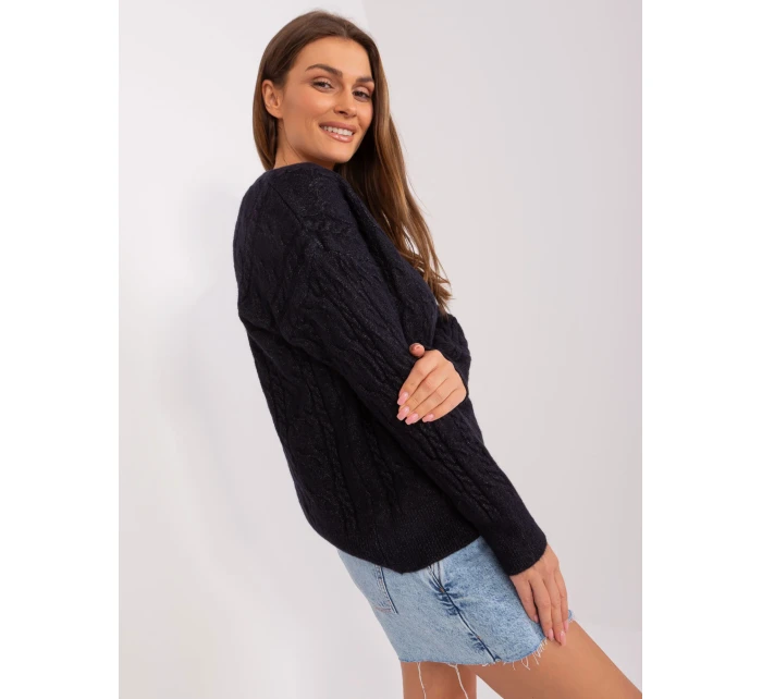 Sweter AT SW model 18884798 czarny - FPrice