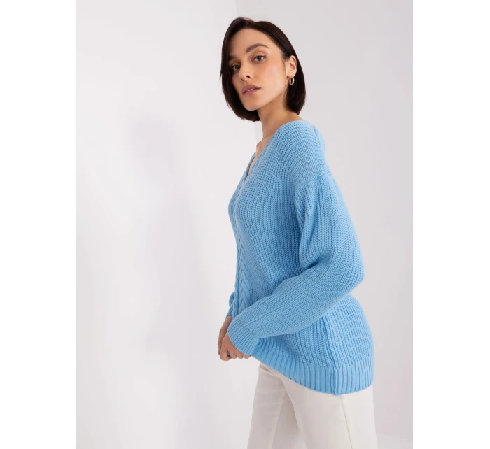 BA SW 8028 jumper.32 světle modrá