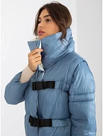 Světle modrá zimní bunda s rukávy model 21247752 - Factory Price