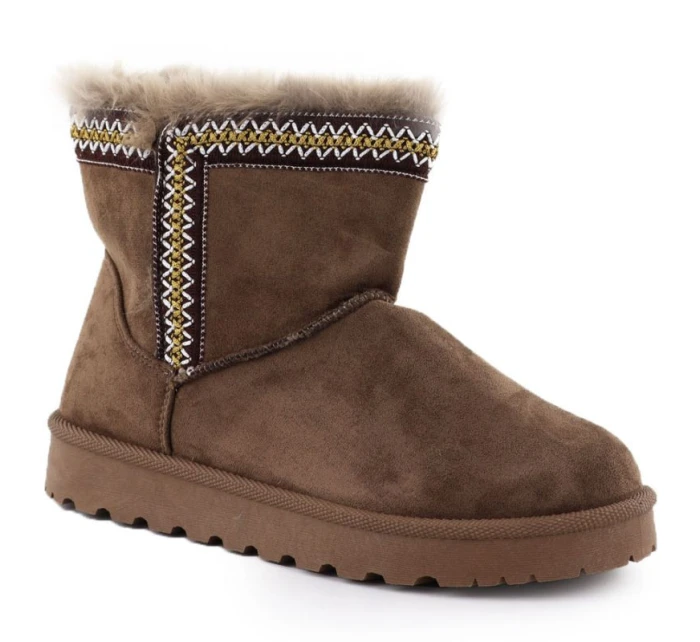 Dámské sněhule semišové hnědé Potocki model 21906182