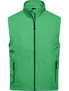 Daiber JN 1022 Pánská 3-vrstvá softshellová vesta 02.1022 green