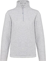 Kariban K 912 Mikrofleecová mikina s 1/4 zipem "Enzo" 20.K912 ash heather