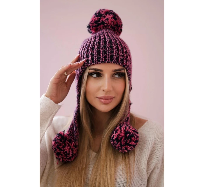 Dámská klapka na uši Emma K343 růžová Dámská klapka na uši Emma K343 růžová