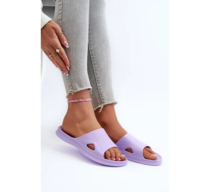 Klasické Dámské Žabky Fialové model 21662072 - Boto Klasické Dámské Žabky Fialové model 21662072 - Boto