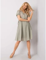 Šaty 217 SK 25663.03 khaki Šaty 217 SK 25663.03 khaki