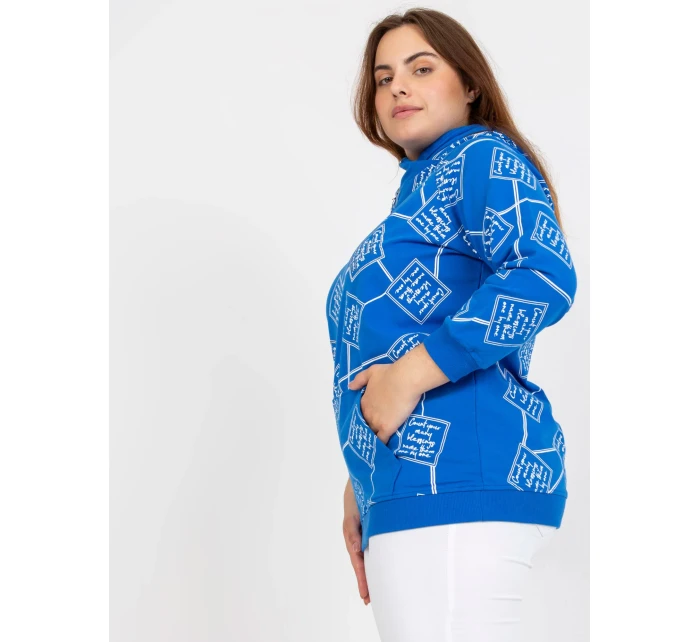 Dámská mikina RV BL 7566.69P tmavě modrá