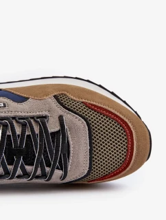 Pánské tenisky Big Star Memory Foam System Béžová-Modrá