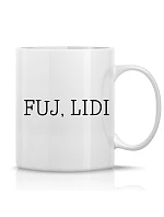 FUJ, LIDI - klasický bílý keramický hrníček 300 ml FUJ, LIDI - klasický bílý keramický hrníček 300 ml