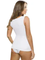 Bílá dámská košilka model 14572781 XXL - Emili