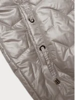 Světle béžová dámská vesta se lemem na spodním  model 19699829 - S'WEST