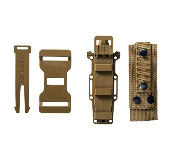 GERBER Strongarm Pevný vroubkovaný nůž pro přežití Coyote GERBER Strongarm Pevný vroubkovaný nůž pro přežití Coyote