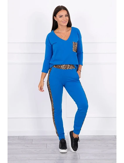 model 18743402 sada s leopardím potiskem - K-Fashion
