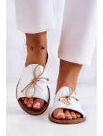 Kožené model 21580892 Dámské Žabky Bílé - Zazoo