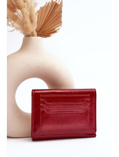 Dámská peněženka vyrobená z ekokůže červené Joanela