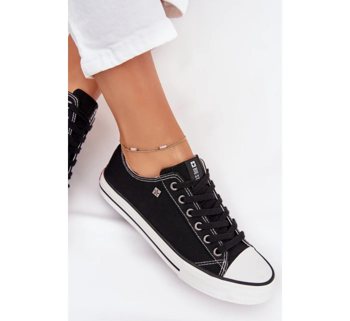 Dámské nízké tenisky Big Star – černé Dámské nízké tenisky Big Star – černé