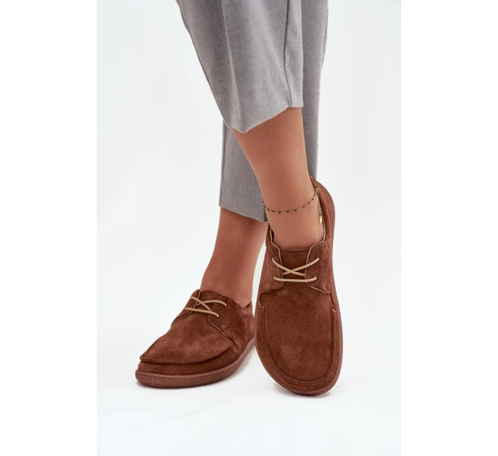 Dámské polobotky 327 Hnědá - Step in style