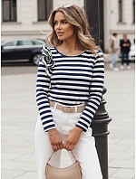 Dámská pruhovaná halenka námořnická modrá Dstreet model 21972874 - FashionStreet