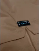 Tmavě béžová dámská bunda typu větrovka S'West (B8357-12)