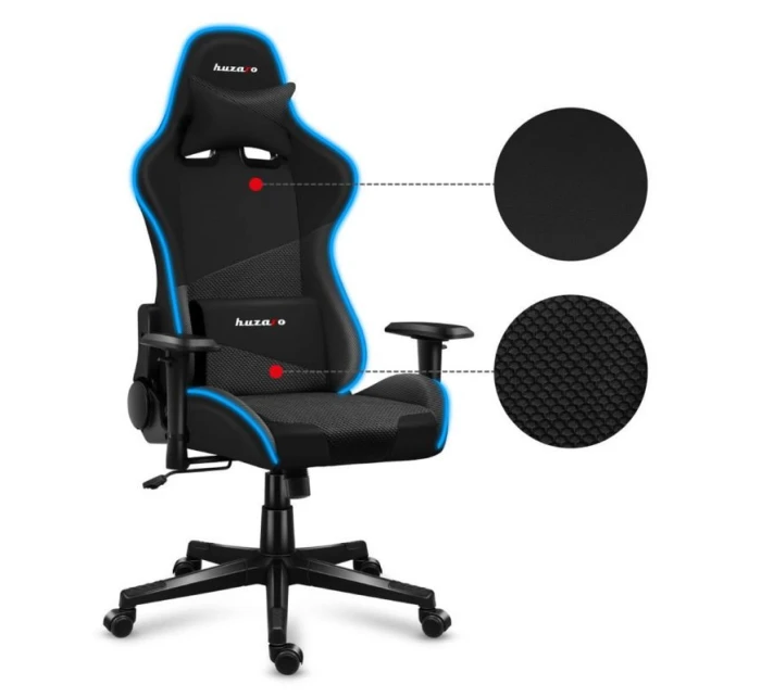 Herní židle Force model 21325984 Black RGB - Huzaro