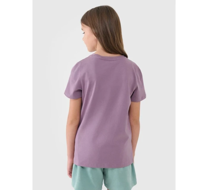 Dívčí hladké tričko 4F 4FJWSS25TTSHF2177-51S Dívčí hladké tričko 4F 4FJWSS25TTSHF2177-51S