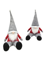 DEKORATIVNÍ SANTA LÍNÝ SANTA 45+20CM