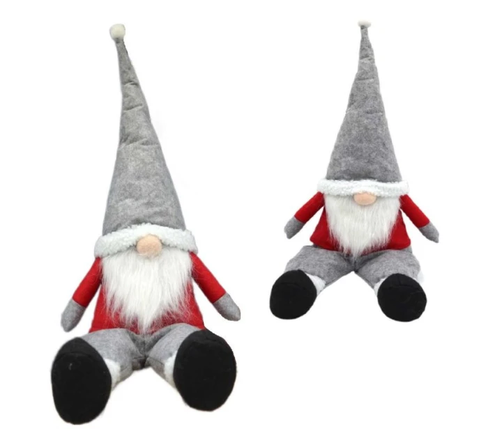 DEKORATIVNÍ SANTA LÍNÝ SANTA 45+20CM