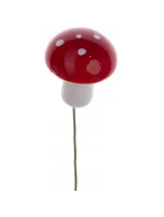 DEKORATIVNÍ HOUBA MUCHOMŮRKA NA DRÁTĚ 16KS DEKORATIVNÍ HOUBA MUCHOMŮRKA NA DRÁTĚ 16KS