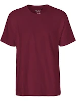O Pánské tričko z těžké bio bavlny bordeaux model 22504289 - Neutral O Pánské tričko z těžké bio bavlny bordeaux model 22504289 - Neutral