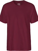 Neutral O 60001 Pánské tričko z těžké bio bavlny 77.6001 bordeaux