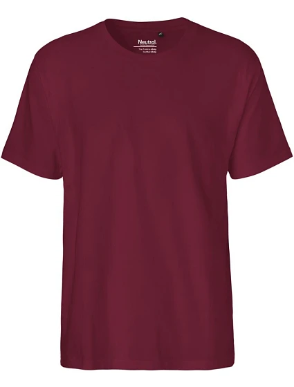 Neutral O 60001 Pánské tričko z těžké bio bavlny 77.6001 bordeaux Neutral O 60001 Pánské tričko z těžké bio bavlny 77.6001 bordeaux