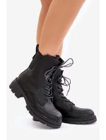 Zateplené boty na zip černé model 21675712 - Boto Zateplené boty na zip černé model 21675712 - Boto