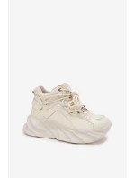 Dámské tenisky přírodní kůže  bílá model 21711773 - Goe