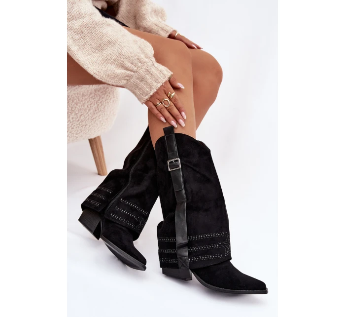 Kovbojské kozačky Camilora – černé