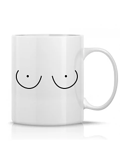 PRSA (MALÁ) - klasický bílý keramický hrníček 300 ml